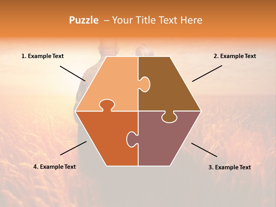 Romantic Sun Sunset PowerPoint Template