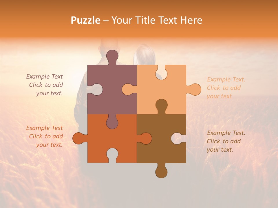 Romantic Sun Sunset PowerPoint Template