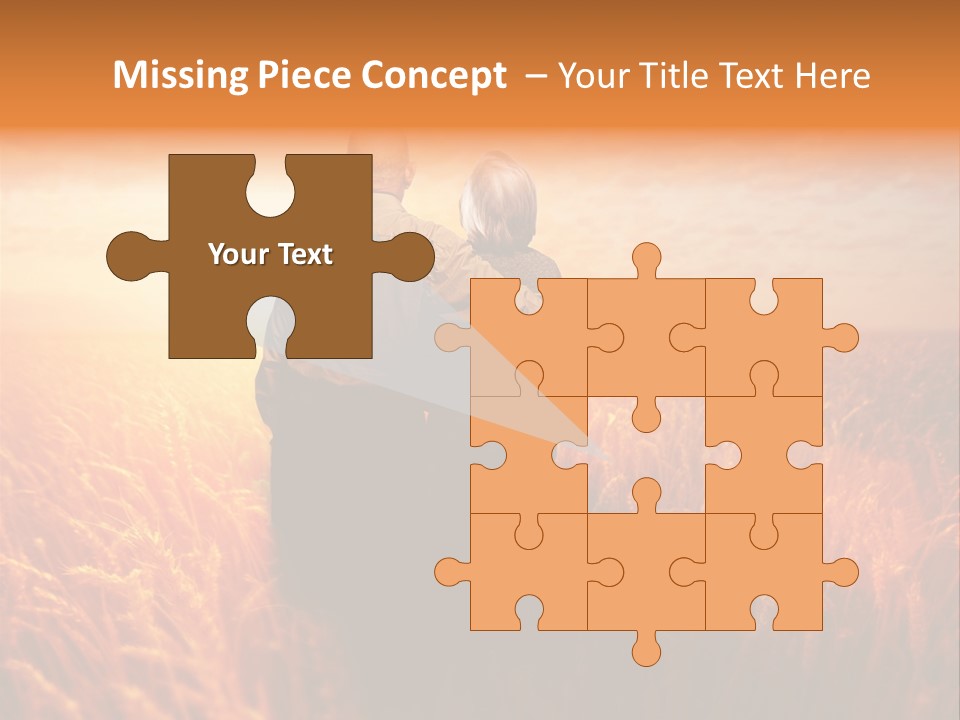 Romantic Sun Sunset PowerPoint Template