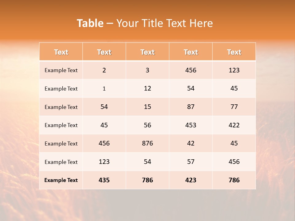 Romantic Sun Sunset PowerPoint Template