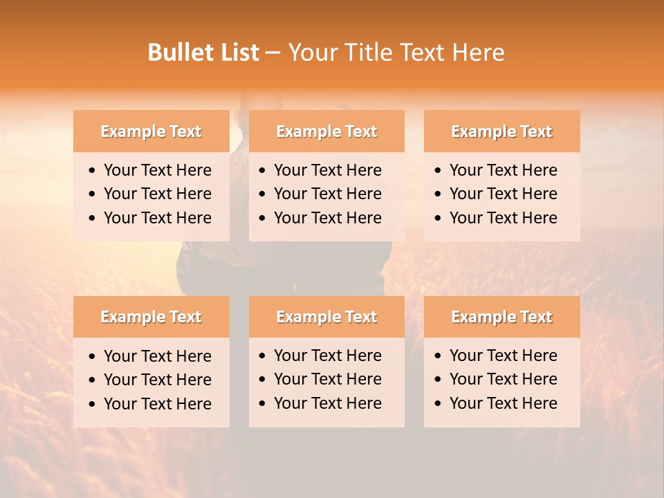 Romantic Sun Sunset PowerPoint Template