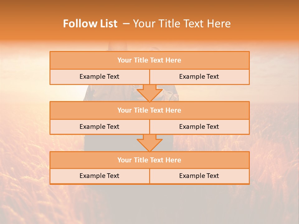 Romantic Sun Sunset PowerPoint Template