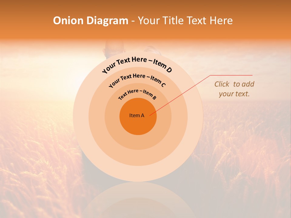 Romantic Sun Sunset PowerPoint Template