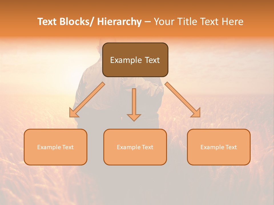 Romantic Sun Sunset PowerPoint Template