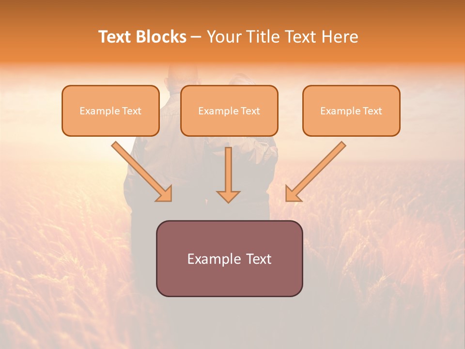 Romantic Sun Sunset PowerPoint Template