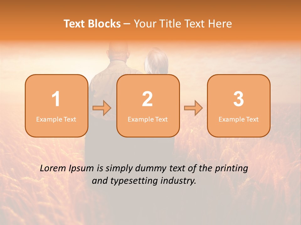 Romantic Sun Sunset PowerPoint Template