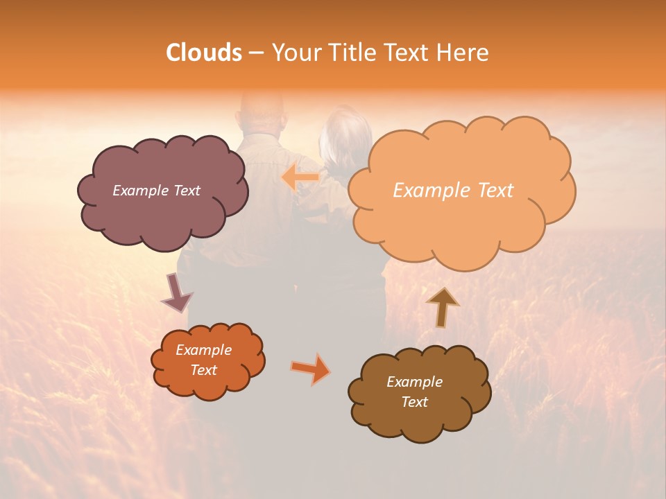 Romantic Sun Sunset PowerPoint Template