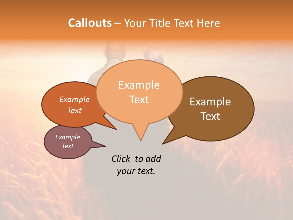 Romantic Sun Sunset PowerPoint Template