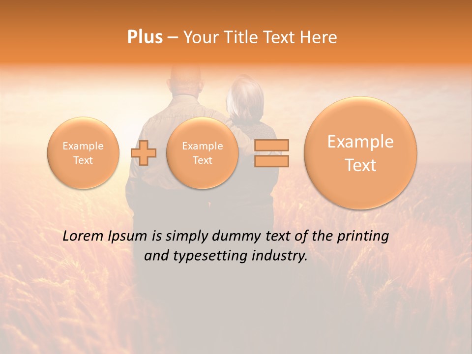 Romantic Sun Sunset PowerPoint Template