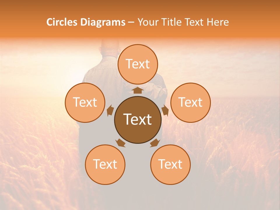 Romantic Sun Sunset PowerPoint Template