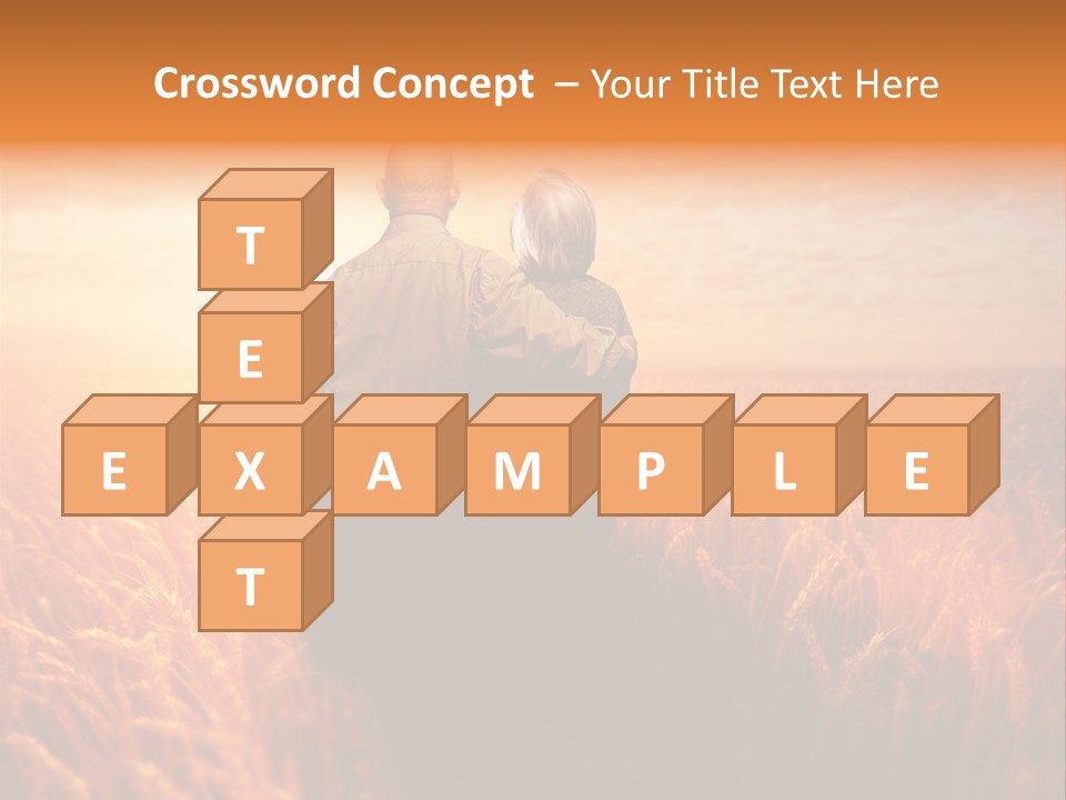 Romantic Sun Sunset PowerPoint Template