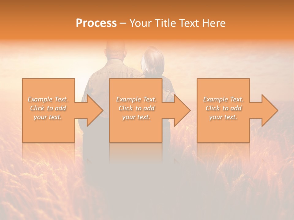 Romantic Sun Sunset PowerPoint Template