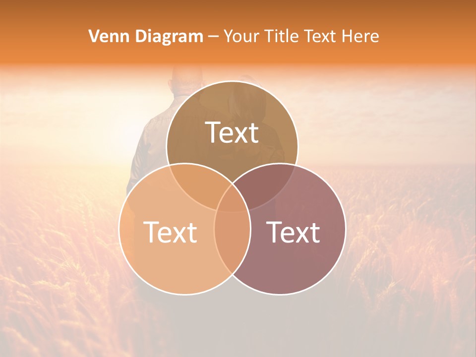 Romantic Sun Sunset PowerPoint Template