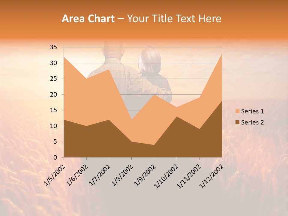 Romantic Sun Sunset PowerPoint Template