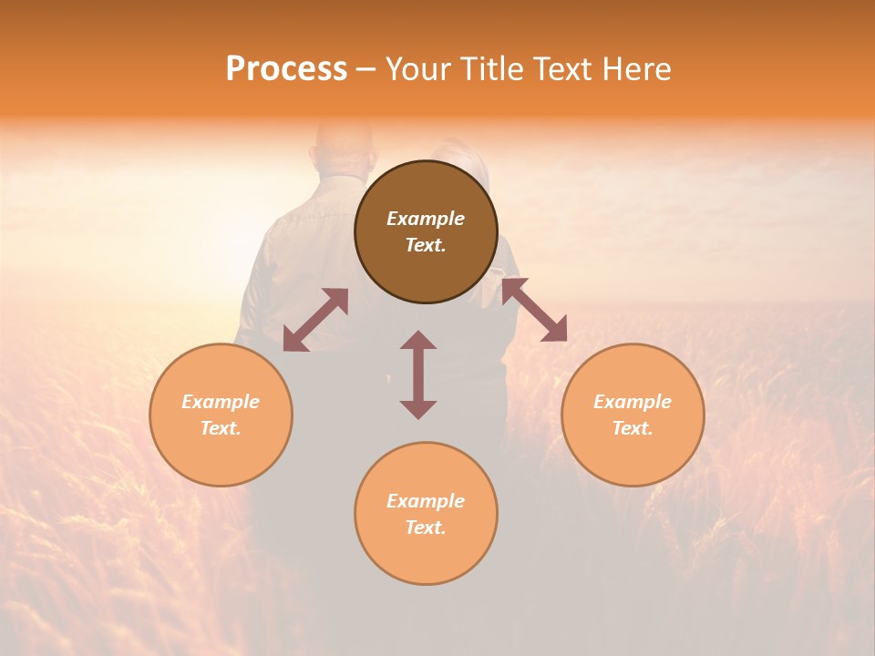 Romantic Sun Sunset PowerPoint Template
