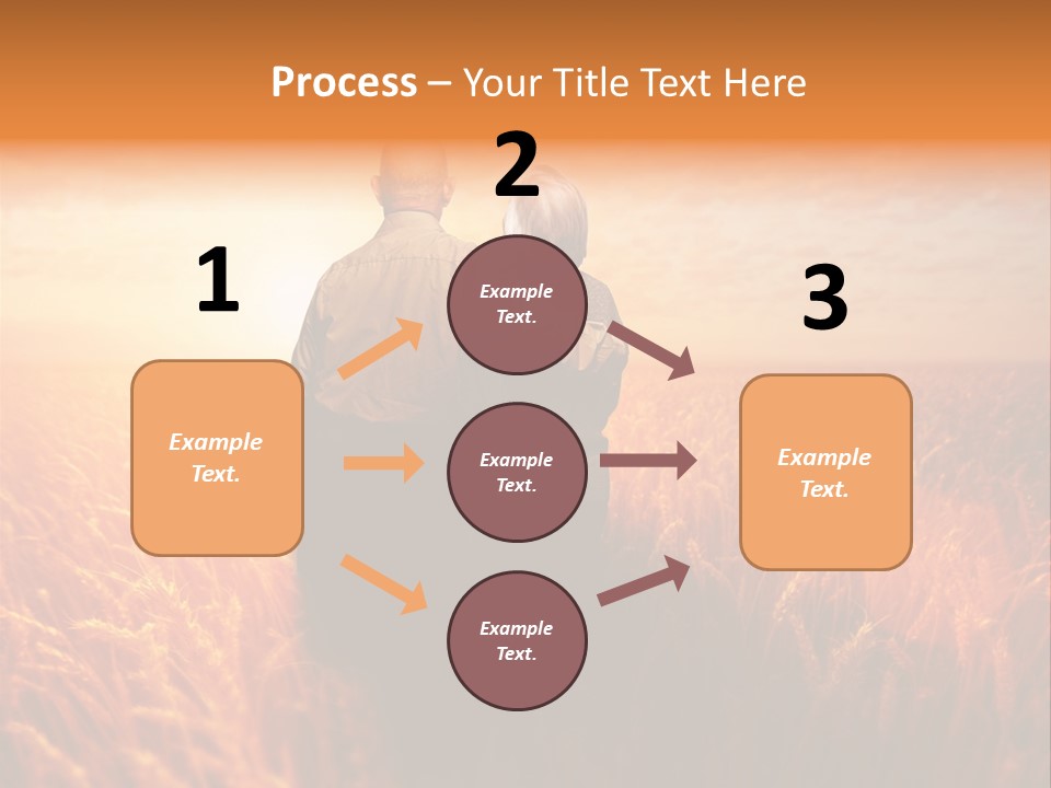 Romantic Sun Sunset PowerPoint Template
