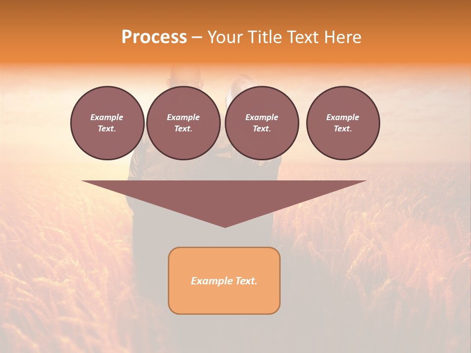 Romantic Sun Sunset PowerPoint Template