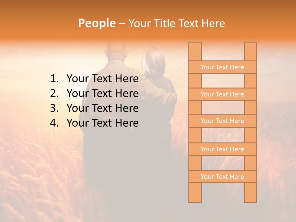 Romantic Sun Sunset PowerPoint Template