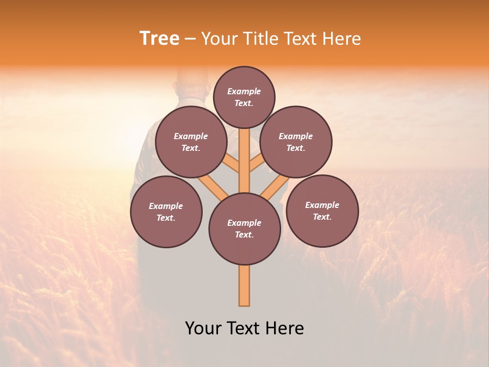 Romantic Sun Sunset PowerPoint Template