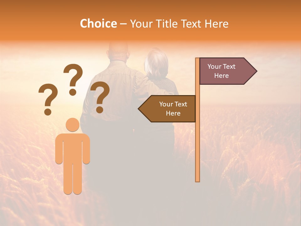 Romantic Sun Sunset PowerPoint Template