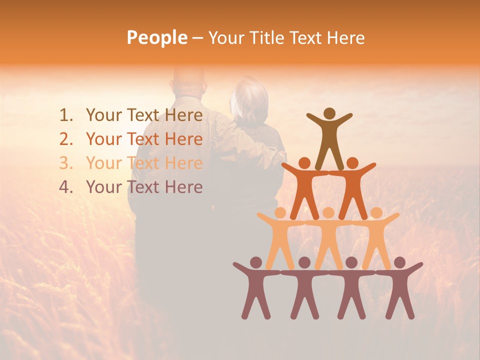 Romantic Sun Sunset PowerPoint Template