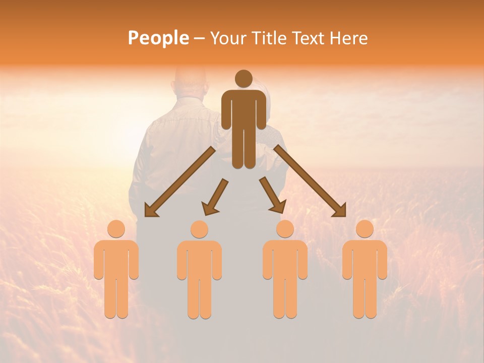 Romantic Sun Sunset PowerPoint Template