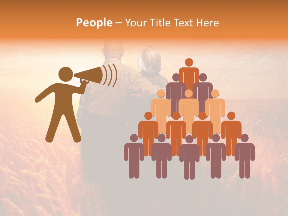 Romantic Sun Sunset PowerPoint Template