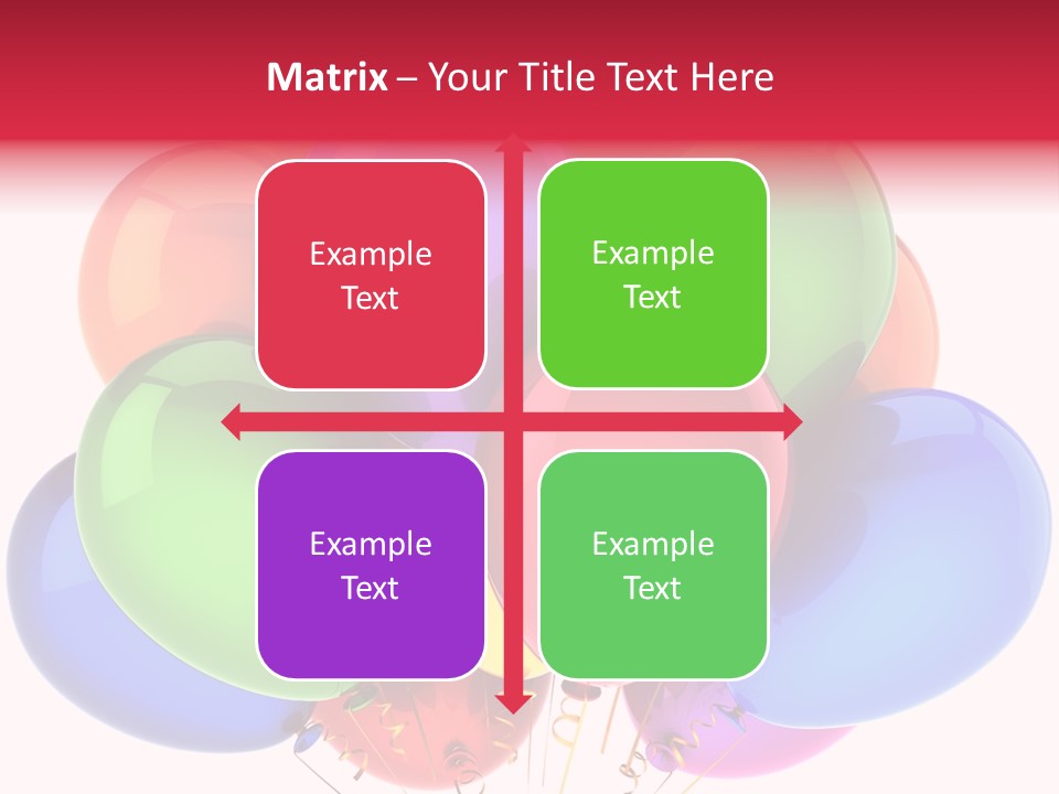 Red Birthday Festival PowerPoint Template