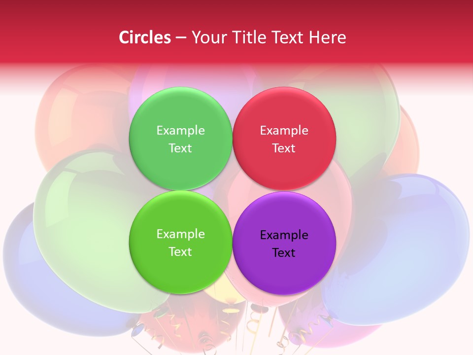 Red Birthday Festival PowerPoint Template