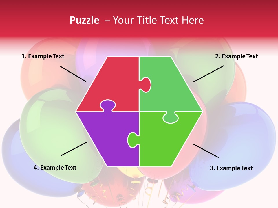 Red Birthday Festival PowerPoint Template