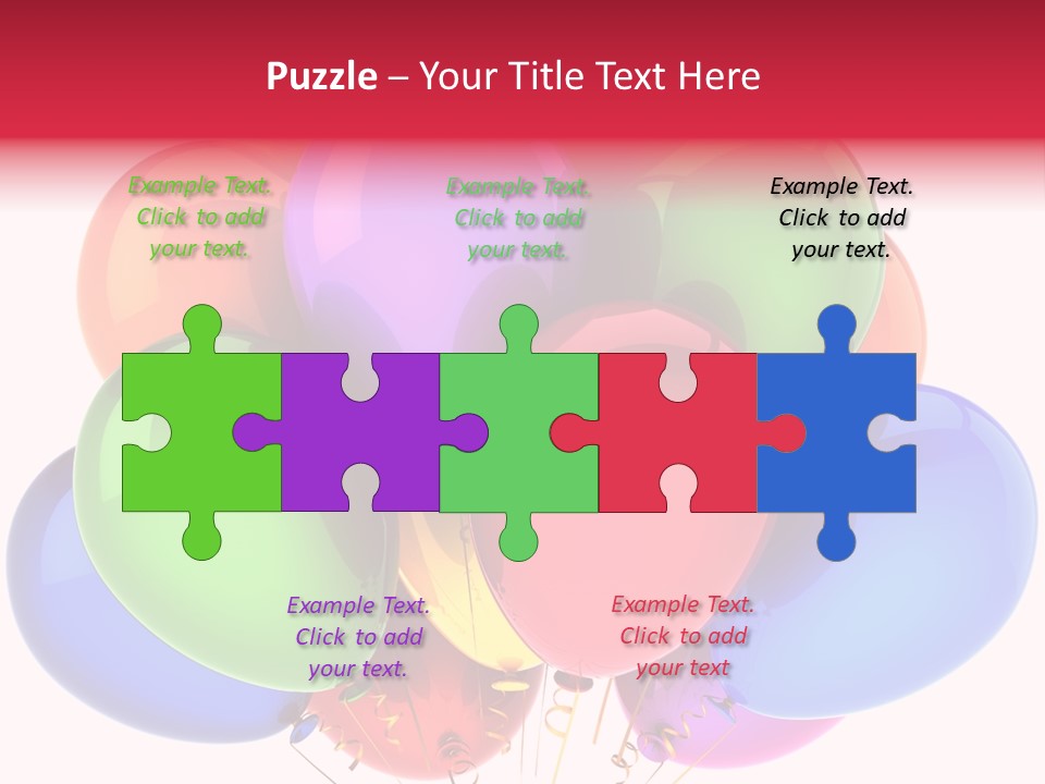 Red Birthday Festival PowerPoint Template