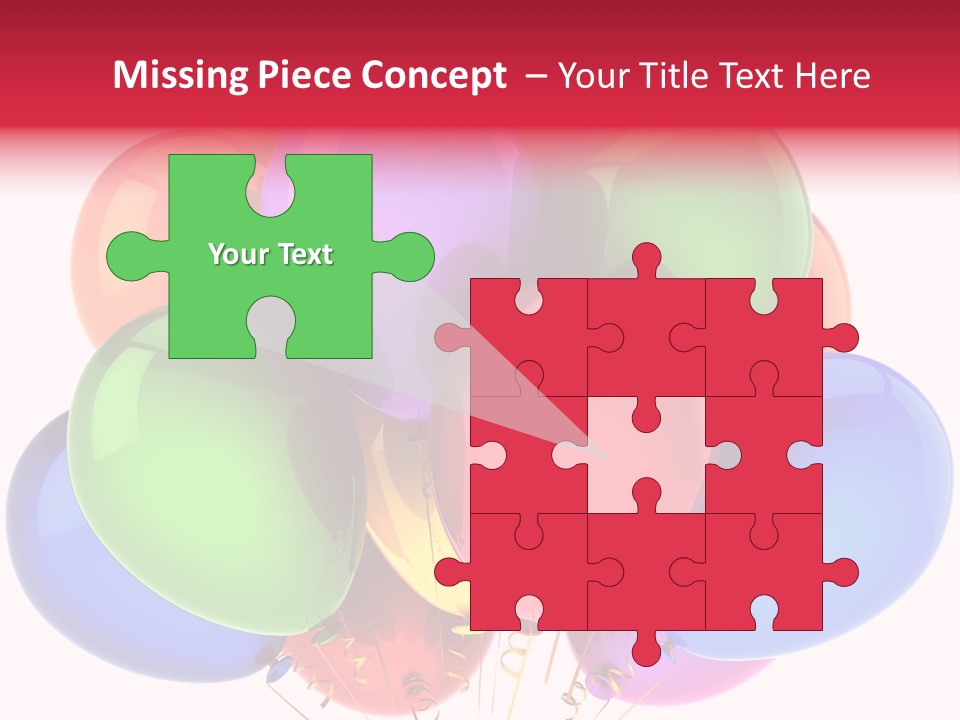 Red Birthday Festival PowerPoint Template