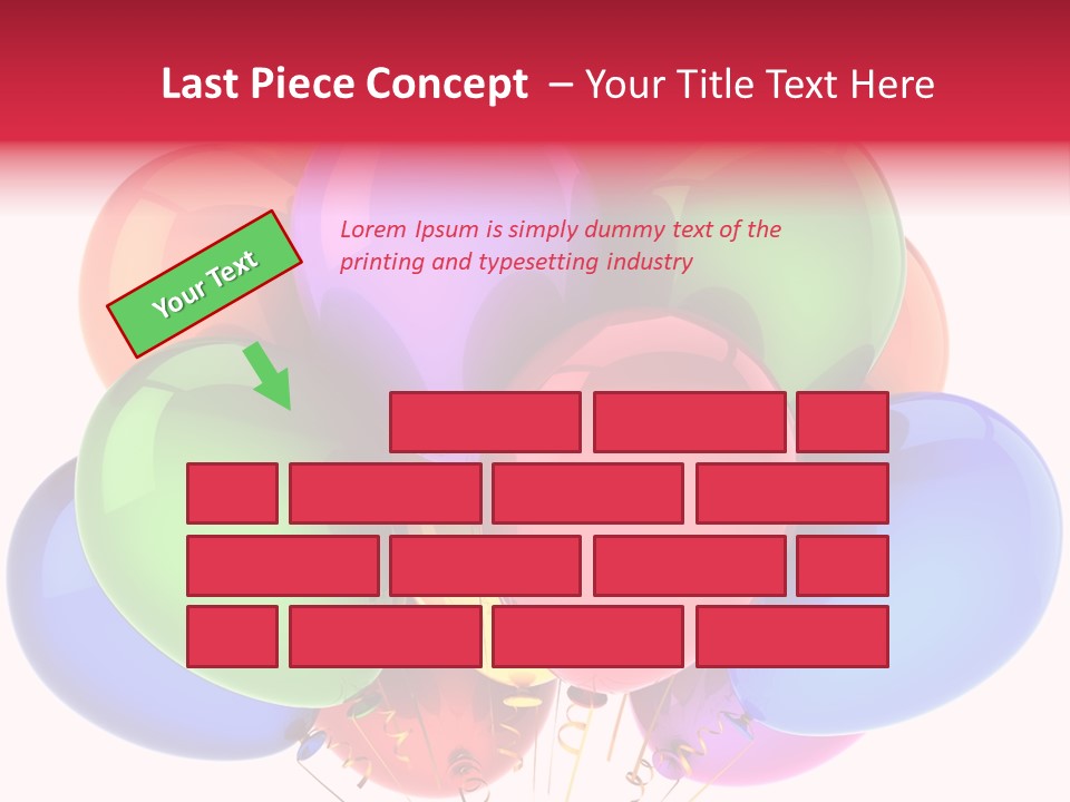 Red Birthday Festival PowerPoint Template