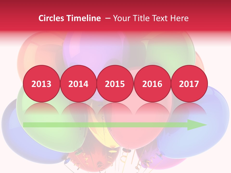 Red Birthday Festival PowerPoint Template