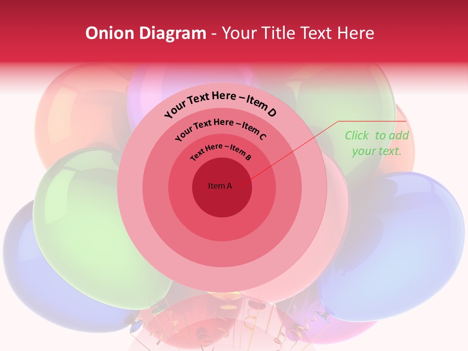 Red Birthday Festival PowerPoint Template