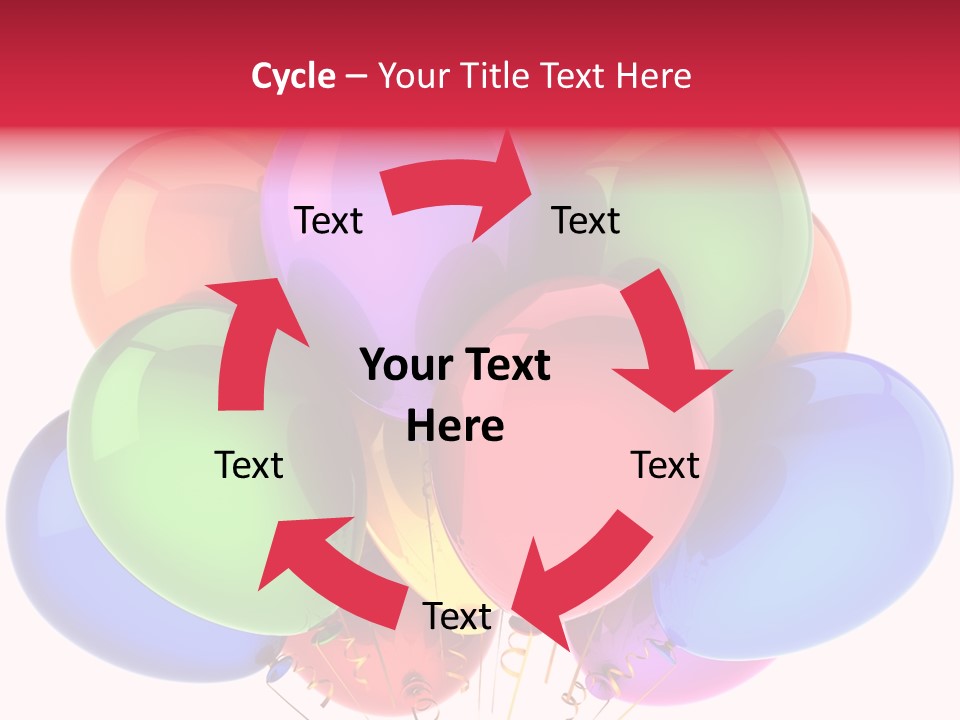 Red Birthday Festival PowerPoint Template