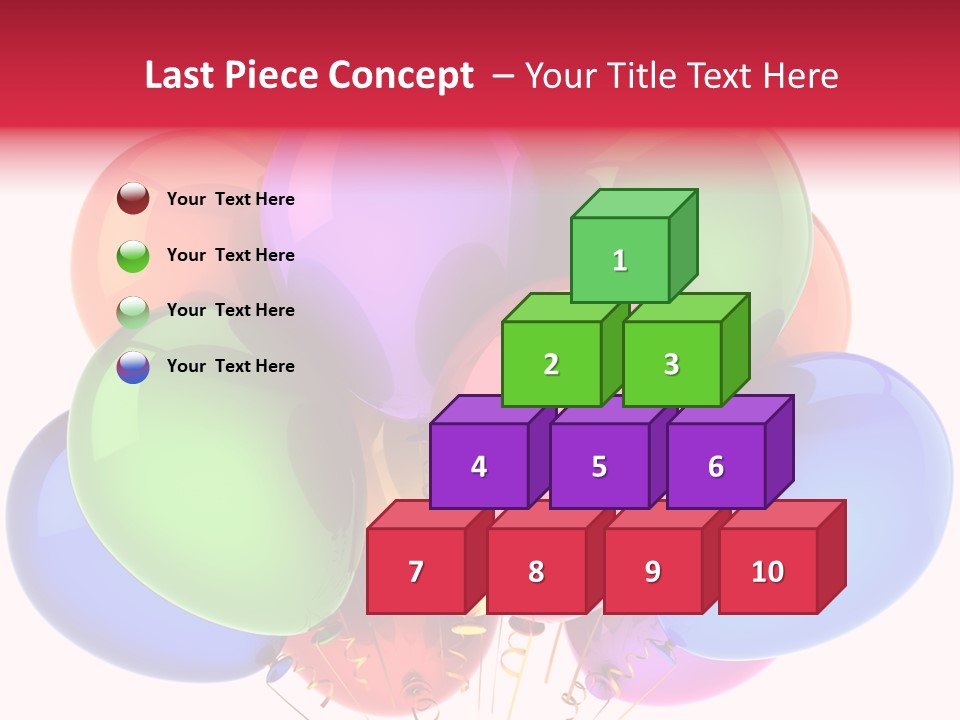 Red Birthday Festival PowerPoint Template