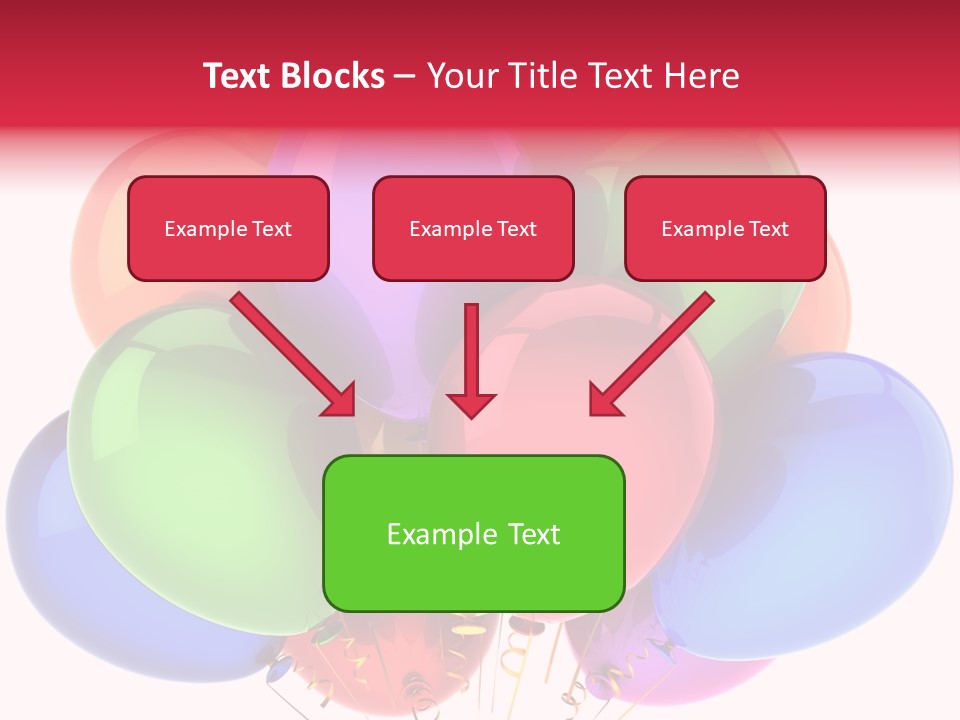 Red Birthday Festival PowerPoint Template