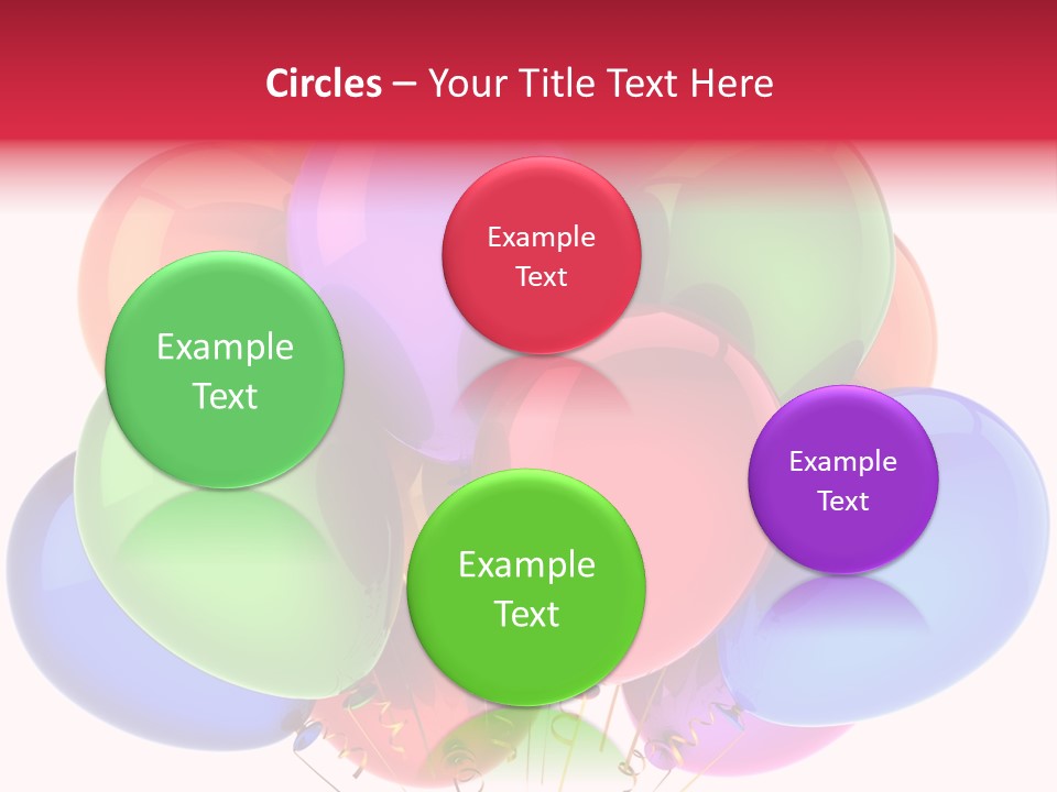 Red Birthday Festival PowerPoint Template