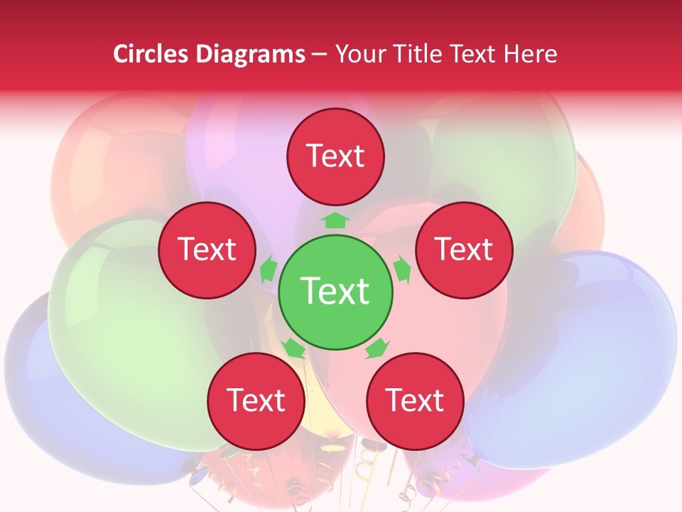 Red Birthday Festival PowerPoint Template