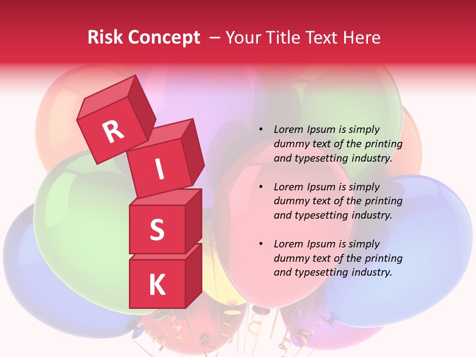 Red Birthday Festival PowerPoint Template