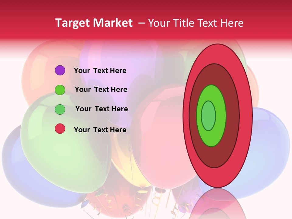 Red Birthday Festival PowerPoint Template