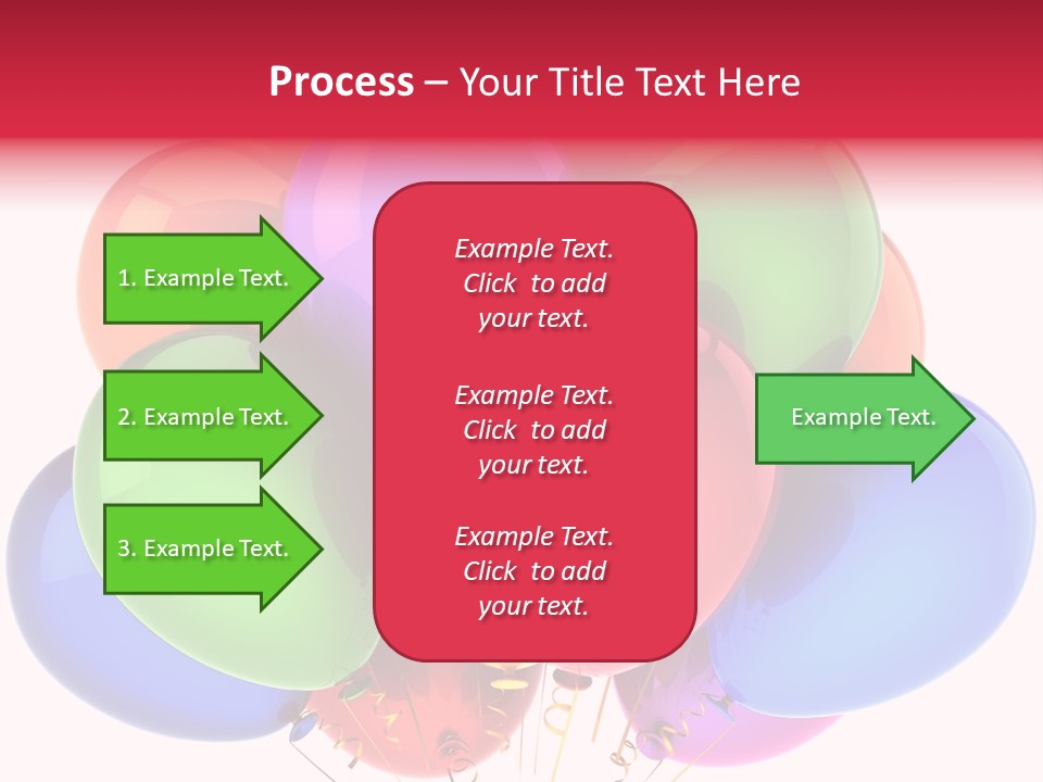 Red Birthday Festival PowerPoint Template
