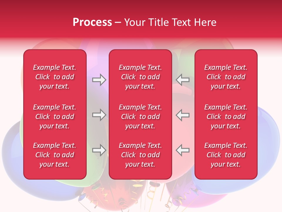Red Birthday Festival PowerPoint Template
