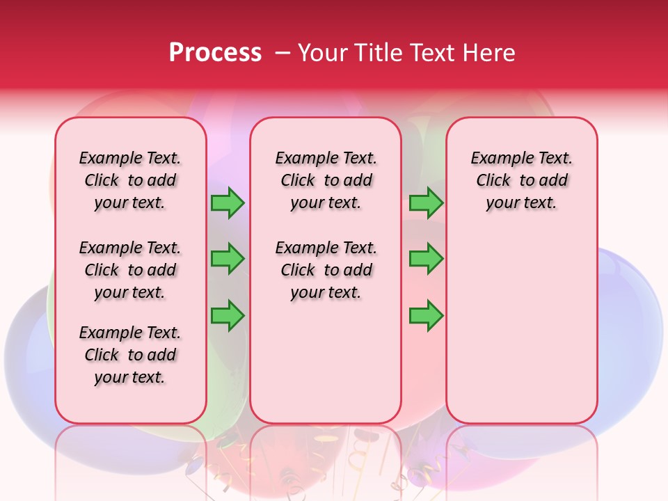 Red Birthday Festival PowerPoint Template