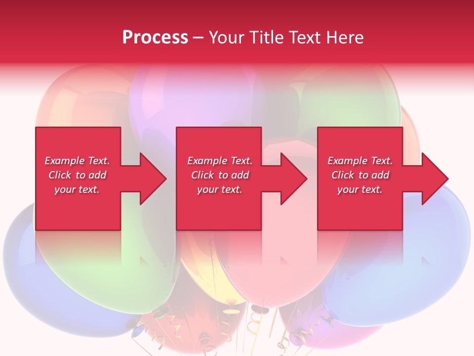 Red Birthday Festival PowerPoint Template