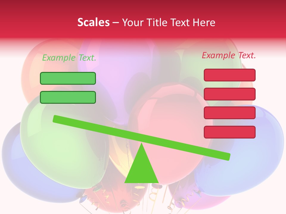 Red Birthday Festival PowerPoint Template