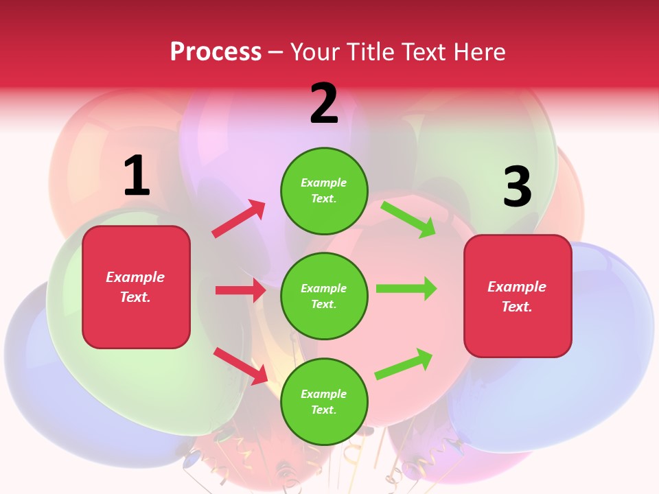 Red Birthday Festival PowerPoint Template