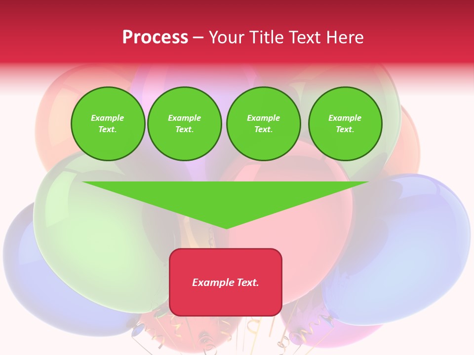 Red Birthday Festival PowerPoint Template
