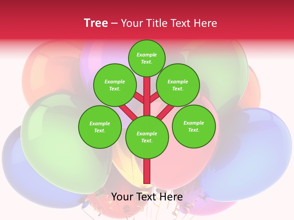 Red Birthday Festival PowerPoint Template